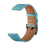 Battnot Uhrenarmbänder für Samsung Galaxy Watch active 20mm Lederersatz Verstellbare Handgelenkband Einstellbarer Uhrenarmband Handschlaufe für Damen Herren Ersatzband Watch Replacement Wriststraps