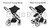 BLACK CARRERA SPORT 3-in-1 Baby Travel System/Pushchair/Pram/Buggy/Stroller