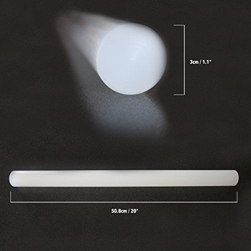 Große 20″ 50cm Teiggrolle Antihaftbeschichtet für Fondant Zuckerguss Tortendekoration – Polyethylen von Kurtzy TM - 2