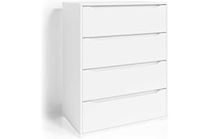 ‎VICCO Vicco Kommode Ruben, Kommodenschrank, Weiß, 80 x 102 cm