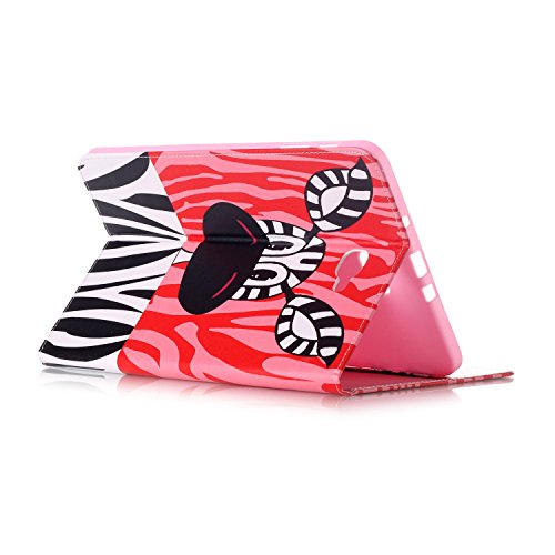 Romtronic Cute Colorful Flip Tasche PU Leder Abdeckung Stand Schutzhülle für Samsung Galaxy Tab A6 10.1 Pouces SM-T580 / SM-T585 + 1 x Schwarz Stylus (Design 03) - 5