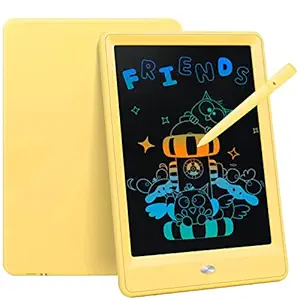 Proffisy LCD Writing Tablet Pad 10 Inch Vivid Colorful Screen Drawing Pad, Reusable Drawing Tablets, Educational and Learning Toys for 3 4 5 6 7 8 Year Old Boys and Girls