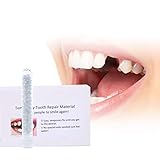 Allouli Temporary Tooth Repair Kit Temp Dental Fix Teeth Cosmetic for Replacing Missing Tooth Replacement