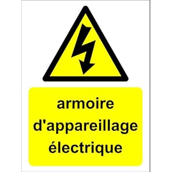 Panneau de danger électrique danger de mort