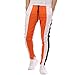 Produktbild Geili Sporthose Herren Lang Mode Männer Kontrastfarbe Sport Fitness Hose Kordelzug Skinny Jogginghose Trainingshose Freizeithose M-3XL