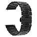 Produktbild TRUMiRR 22mm Edelstahl Schnellwechsel Armband Schmetterling Gürtelschnalle für Samsung Gear 2 R380 R381 R382, Getriebe S3 Classic Frontier, Moto 360 2 46mm, Asus ZenWatch 1 2 Herren, Pebble Time, LG G Watch, Huawei Watch 2 Classic