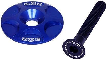 A2Z Anodized Headset Top Stem Cap, Blue, 1.1/8-inch