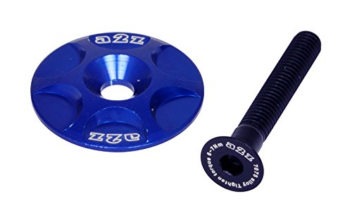 A2Z Anodized Headset Top Stem Cap, Blue, 1.1/8-inch
