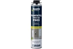 Mousse Polyurethane pistolable P305 FOAM'N'FILL PRO B3 750ml Bostik