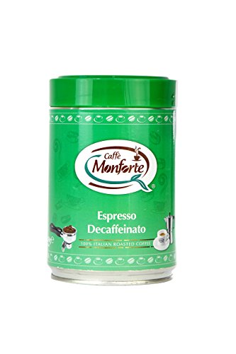 Caffè Monforte entkoffeinierter Espresso in der Dose, 2er Pack (2 x 250 g)
