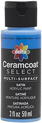 Plaid:Delta Ceramcoat Select Multi-Surface Paint 2Oz Meridian Blue, Acrylic Multicolour, 1.25x1.25x4 cm