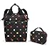 Produktbild schönes reisenthel Outdoorset 2tlg. bestehend aus reisenthel Rucksack/Backpack/allrounder R und Isotasche/thermocase im trendigen Design dots/bunte Punkte