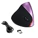 Produktbild Gazechimp 2.4Ghz Vertikal Optische Funkmaus Ergonomisch Design Mouse 2400dpi 5-Tasten - Lila