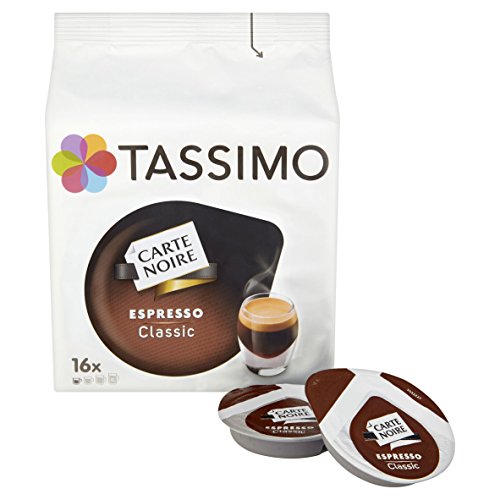 TASSIMO Carte Noire Espresso Classico 16 T DISCs (Pack of 5, Total 80 T DISCs)