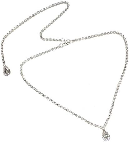 Grace Swarovski Crystal Back Drop Necklace