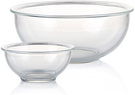 NNIU High Borosilicate Heat-resistant Glass Crisper, Household Instant Noodles Bowl , Fruit Salad Meal Boxes, Glass Tableware Sets(Two)