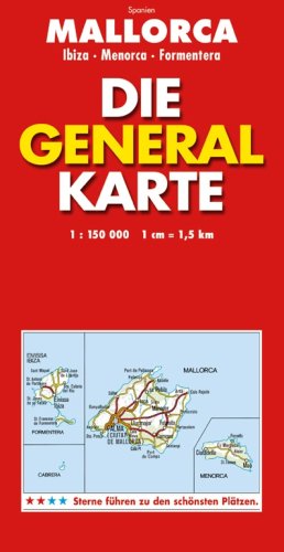 Mallorca. : Die General Karte, 1/175 000 livre
