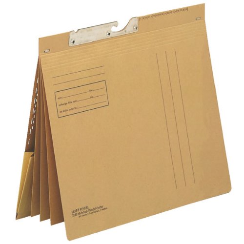Preisvergleich Produktbild Leitz Pendel-Mehrfachhefter Combi, vier kfm. Heftungen, Natronkarton, naturbraun