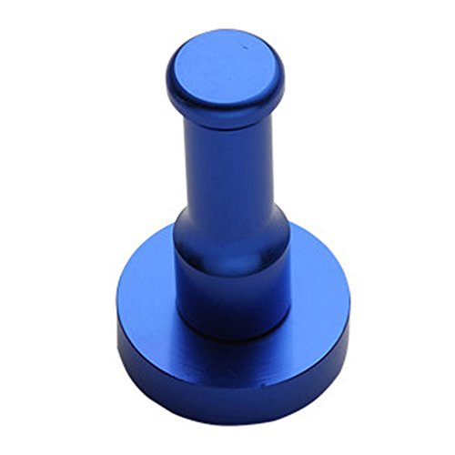 QHGstore Colorful Space Aluminium Farbe Kleiderhaken Küche Tür Hinterhaken Wand Badezimmer Dunkelblau