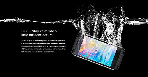 HOMTOM HT20 Pro - aggiornato IP68 impermeabile a prova di polvere smartphone 4.7 pollici Android 6.0 4G octa core 3GB di RAM 32GB ROM impronta digitale Camera 16MP - verde