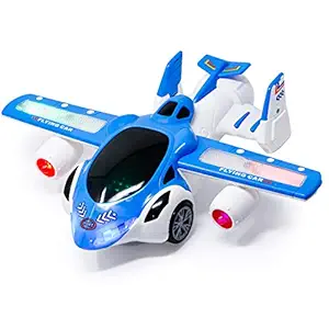 Zest 4 Toyz 360 Degree Rotating Flying Car with Flashing Light & Sound