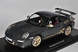Fahrzeug ist ca 25 cm lang Norev Porsche 911 997 GT3 RS Grau 2004-2011 1/18 Modell Auto