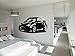 Price comparison product image Porsche 911 Wall Art Sticker Car Vehicle Vinyl Mural WA602, Large 183cm(w) X 85cm(h)