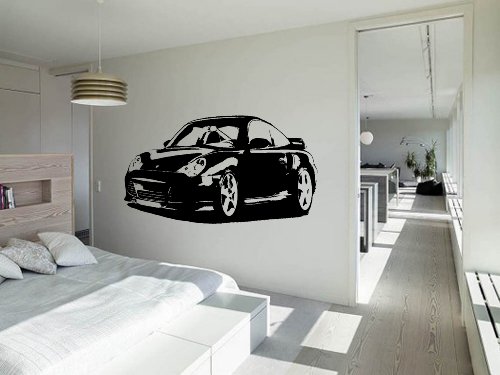 Price comparison product image Porsche 911 Wall Art Sticker Car Vehicle Vinyl Mural WA602