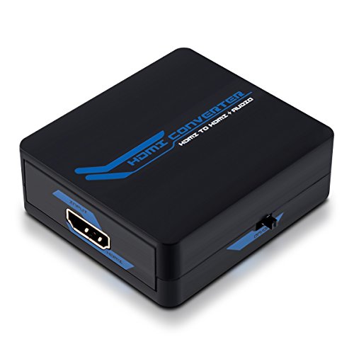 kwmobile HDMI Audio Extractor SPDIF Klinke HDMI Audio Entkoppler - HDMI und Audio Signal einfach separieren