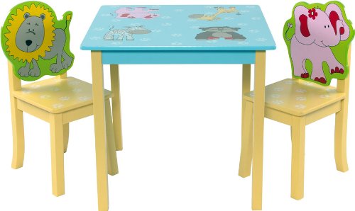 Xl-Age "Animals'includes Table / 2 Chairs Kids Furniture Set Children's Play Junior Table