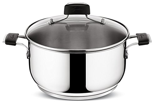 Lagostina 12895031226 Faitout avec couvercle Tempra Inox 26 cm