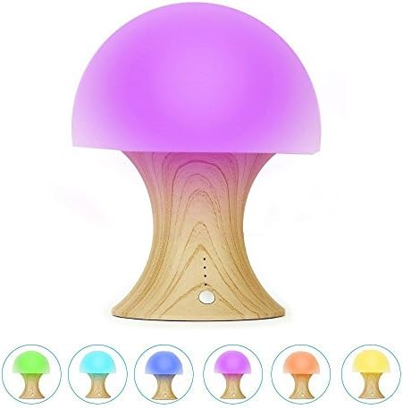 NightLight Lamp , Florally Multicolour Silicone Shape Transformation Nursery Baby Night Light Dimmable Or Breath ModeMood Lamp with Warm White &amp; 7 Colourful Light Modes Nightlight for Kids Gift and Adults Bedroom (Yellow)