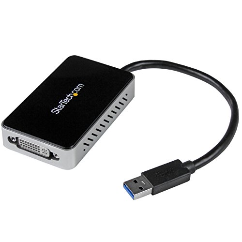 Startech.com USB32DVIEH externe Multi Monitor Grafikkarte (DVI-I Buchse auf USB 3.0 Buchse-A)