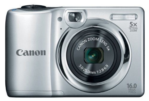 Canon PowerShot A810 Digitalkamera (16 Megapixel, 5-fach opt. Zoom, 6,9 cm (2,7 Zoll) Display, bildstabilisiert) silber Canon PowerShot A810 Digitalkamera (16 Megapixel, 5-fach opt. Zoom, 6,9 cm (2,7 Zoll) Display, bildstabilisiert) silber