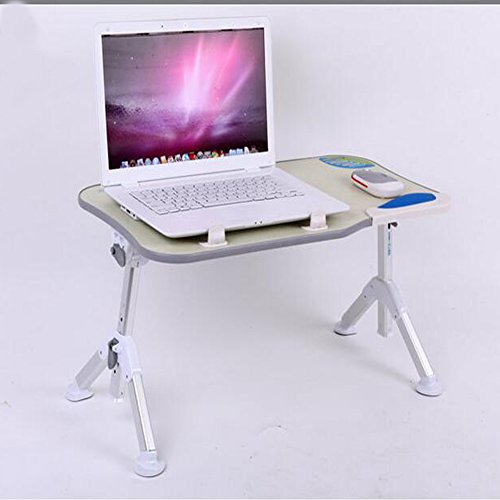 St.Oswalds Laptop Bett Tisch Laptoptisch für laptopständer mit Lüfter für 14 bis 17 Zoll Laptop Grau - 2