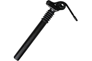 JJZEX Tube De Selle Vélo avec Amortisseur, Tige De Selle Suspendue À Ressort, Amortisseur De Selle Diamètre 28.6*300mm pour Vélo Électriquevélo De Ville