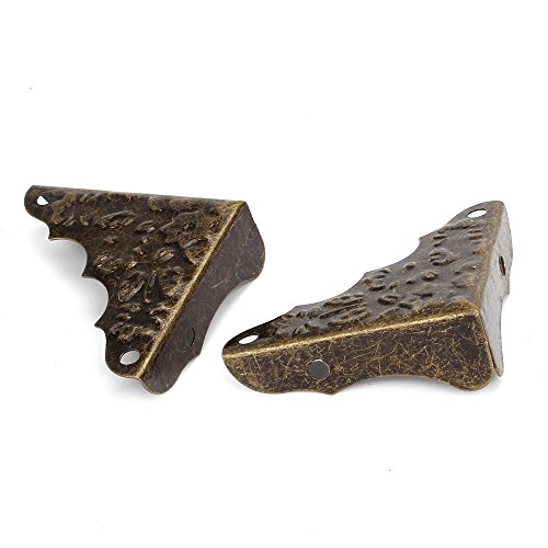 BQLZR Vintage Antike Dekorative Kantenschutz Tisch Kantenabdeckung Bronze Packung mit 20 - 6