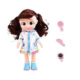 √ Sprechende Puppe Sieht echt realistisch aus. Die Glieder sind beweglich, die Puppe kann sich leicht hinsetzen und hinlegen. Wenn sie den Knopf auf der Brust drückt, kann sie sprechen. Diese medizinischen Spielzeuge sind für stundenlange Spieldauer ausgelegt. Tolles Geschenk für jeden Anlass, Geburtstage, Weihnachten, besondere Anlässe und mehr!