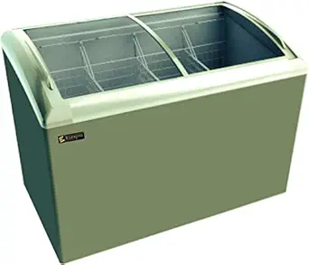 Elanpro EKG 315 DL Glass Top Freezer (300L) with No Cost EMI Offer