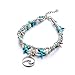 Produktbild TAOtTAO Einstellbare Boho Türkis Perlen Sea Turtle Fußkettchen Beach Sandale Knöchel Armband