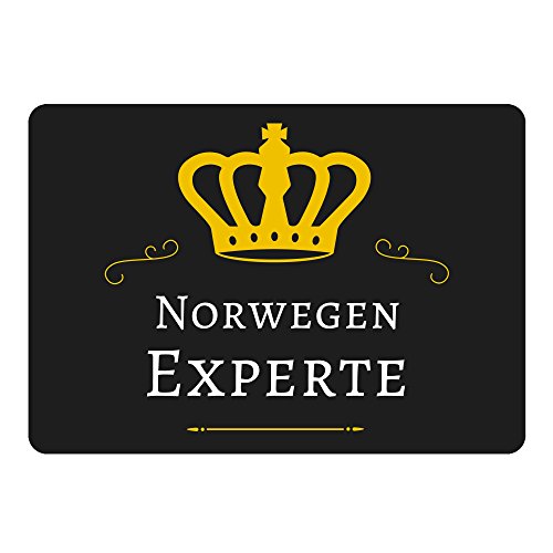 Preisvergleich Produktbild Mousepad Norwegen Experte schwarz