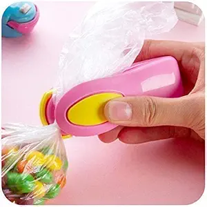 Magic Mart Portable Handheld Mini Heat Sealing Machine Battery, Food Sealer Heat/Impulse Sealer Packing Plastic Bag Tool