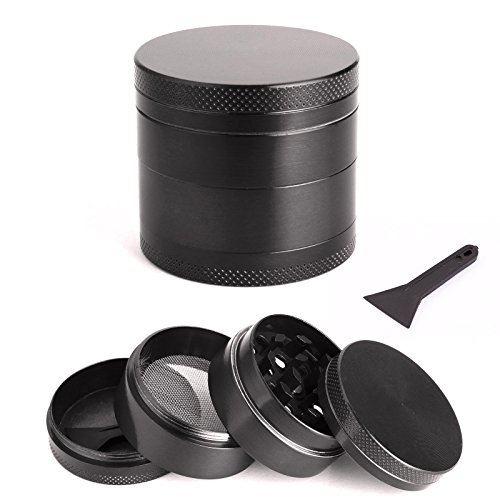 SurePromise One Stop Solution for Sourcing Broyeur Moulin Herbe epice 4 Parties broyage broyage Grinder Tamis Noir