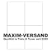 Produktbild 400 Paketaufkleber 105 x 148,5 mm (auf 100 Blatt DIN A4 à 4 Stück) für DHL, DPD, GLS, UPS, Hermes sowie für Tintenstrahl als auch Laserdruck geeignet