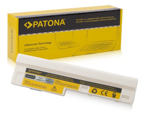 PATONA Laptop Akku für IMB LENOVO IdeaPad S10-3 | S10-3c | S100 | S205 | U160 | U165 | U165-AON | U165-ATH - [ Li-ion; 4400mAh; weiß ]