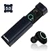 Produktbild LeaderPro Mini Bluetooth Kopfhörer in Ear Kabellos TWS 5.0 CVC 6.0 Stereo mit Mic Touch Steuerung 600mah Bluetooth Earbuds Ohrhörer für Android, iOS und PC mit Ladestation (Dunkelblau)