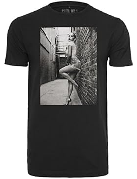 MERCHCODE Erwachsene Rita Ora Wall Tee 1012_t-Shirt Kurzarm