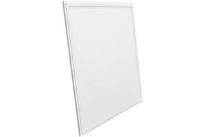 Hometric LED Panel Ceiling Light Square Pure White Tiles 6000K Daylight 600x600 48W 4400 Lumens, Long Life High Power Factor IC Driver