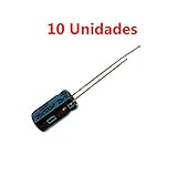 Dimensiones: 12x7mm. 10x Condensador Electrolitico Polarizado 100uF 25V 12x7mm