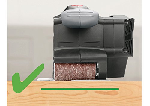 Skil Bandschleifer 1215 AA (650 W, 76 x 457 mm, automatische Bandzentrierung, +Schleifrahmen, + Staubsauger-Adapter) - 4